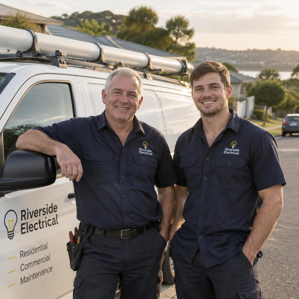 The family team behind Shire Family Electrical
